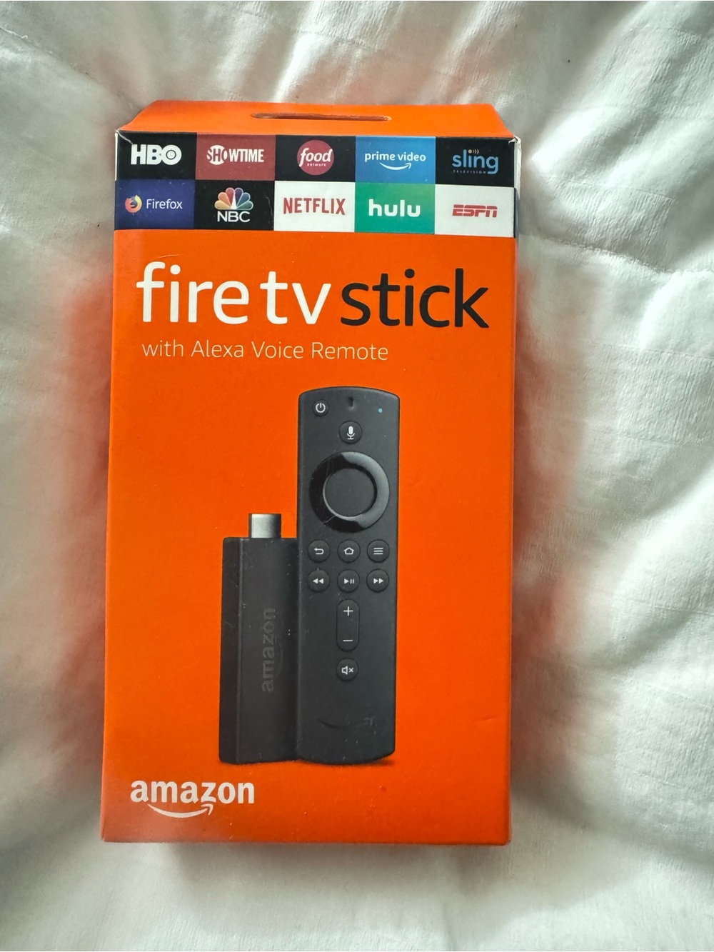 Amazon Fire TV Stick with Alexa Voice Remote - Orange